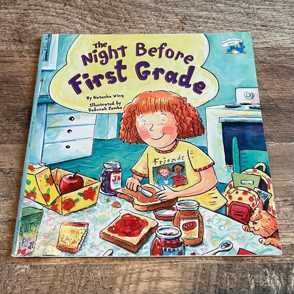 The Night Before First Grade by Natasha Wing Paperback Children's Book - Picture 2 of 3